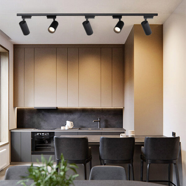 Rotatable Magnetic Track Fixture - Flexible Lighting Solutions