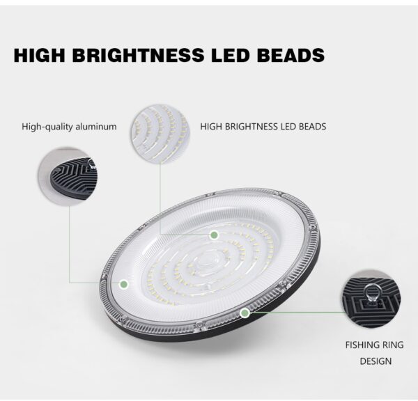 Smart High Bay Light – Dimmable & Remote Control Options - Image 6