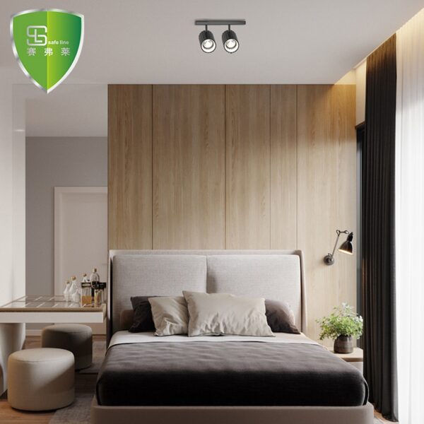 High Lumen Dual Heads Track Light – Superior Brightness for Tasks - Image 5