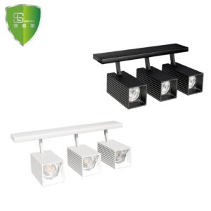 مصباح تراك لايت موجهة متعدد الرؤوس قابل للتعديل - إضاءة اتجاهية للأماكن البارزة